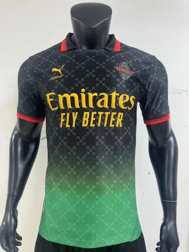 2025/2026 Player Version AC Milan Co-Branded Edition Football Jersey 