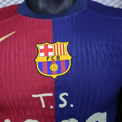 قميص كرة قدم برشلونة داخل الأرض 1989 إعلان نسخة اللاعب 2025/2026 جودة تايلاندية — view 5