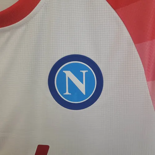 2023 Napoli Valentine's Day Limited Edition White Soccer Jersey  — view 5
