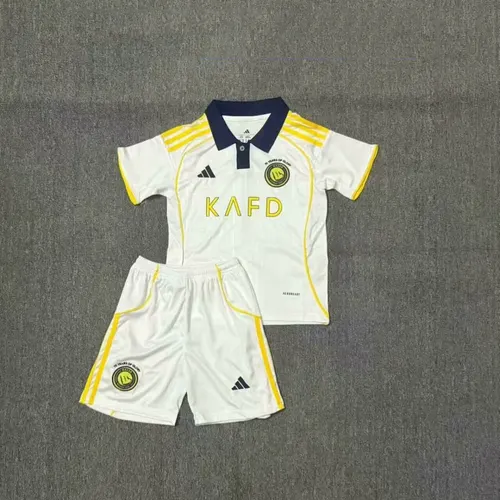 2025/2026 Al-Nassr Drittes Auswärts Fußballtrikot Kindergröße  — view 1