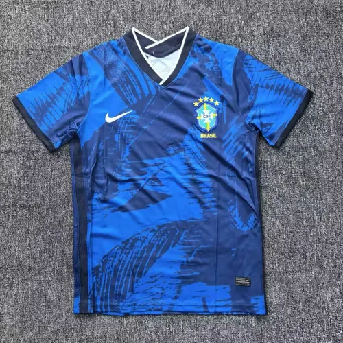 2025/2026 Brasilien Sonderedition blaues Fußballtrikot 