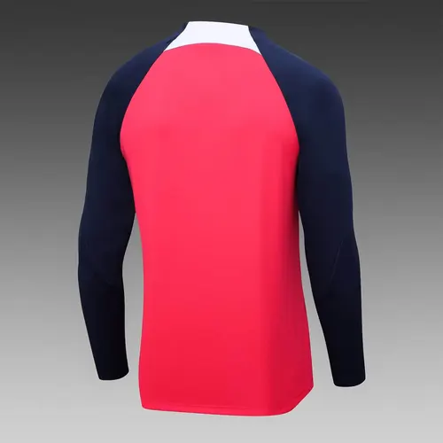 2023/2024 Atletico Madrid Half-Pull Training Suit Red   Set — view 4