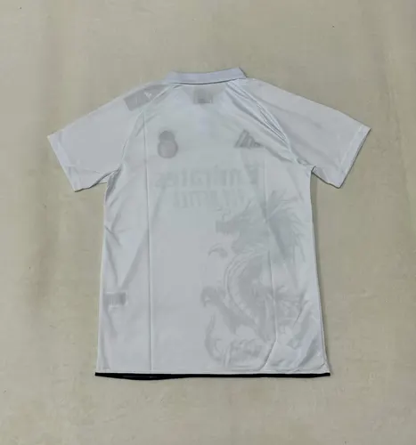 2025/2026 Real Madrid Dragon Pattern Special Edition White Football Jersey  — view 2