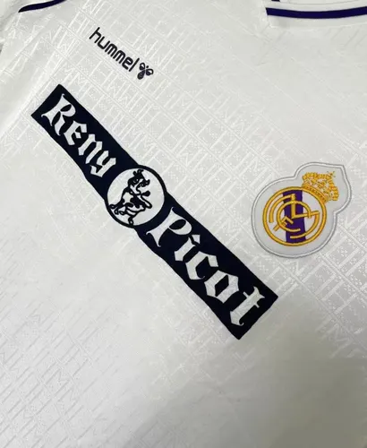 1988-1990 Retro Real Madrid Home Soccer Jersey  — view 4