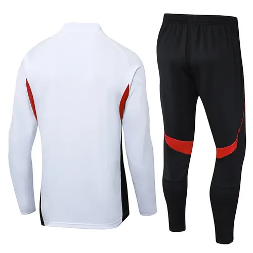 2025/2026 Bayern Munich Half-Pull Training Suit White Football Shirt  Set — view 2