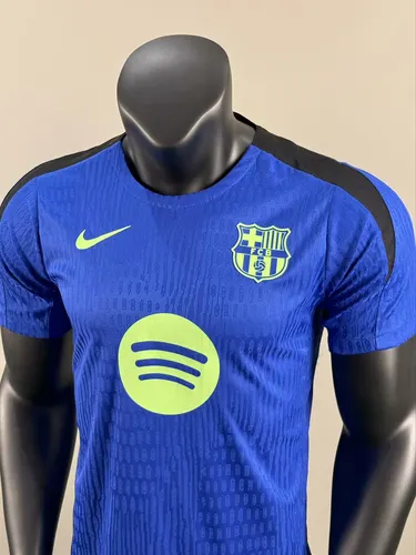 2025/2026 Player Version BarcelonaTraining clothes Blue Football Jersey  — view 3