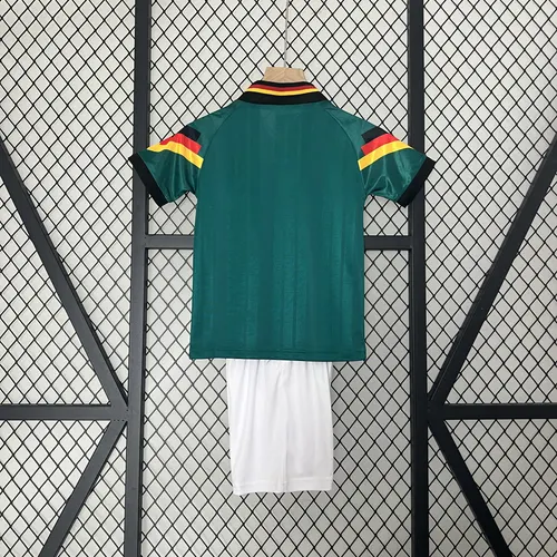 1992 Retro Deutschland Auswärts-Fußballtrikot AAA Fan-Qualität Kindergröße — view 2
