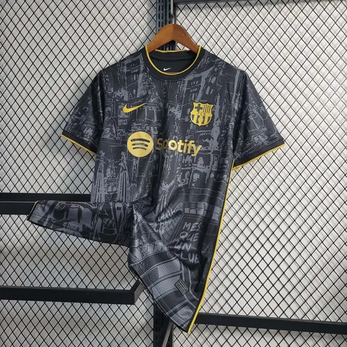 Maillot de foot Barcelona édition spéciale noir 2023/2024  — view 3