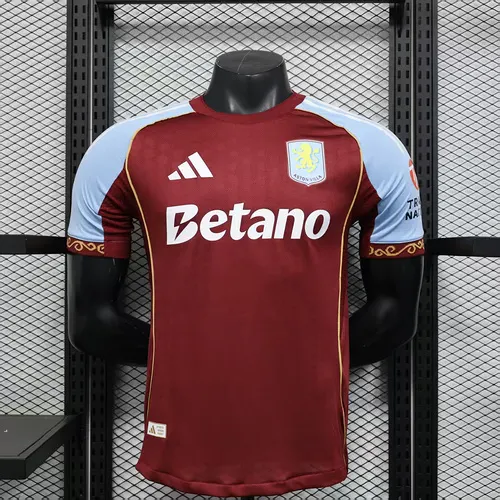 2025/2026 Player Version Aston Villa Home Football Shirt 