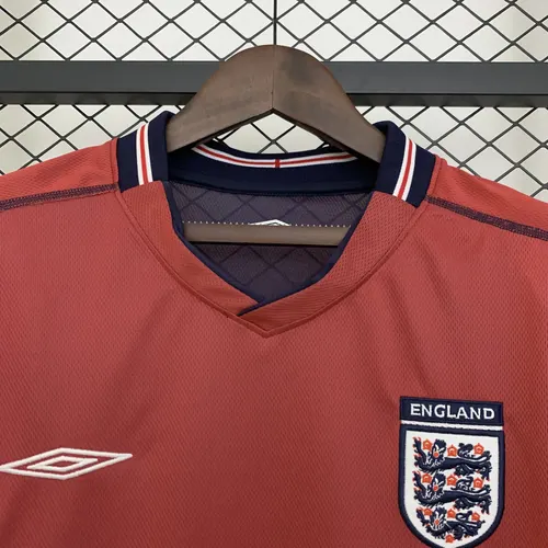 2002 Retro England Auswärtstrikot AAA Fan-Qualität — view 5
