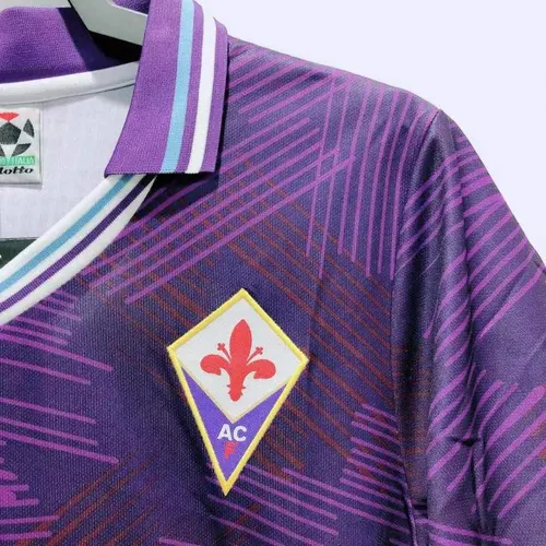 1992/1993 Retro Fiorentina Home Soccer Jersey  — view 3