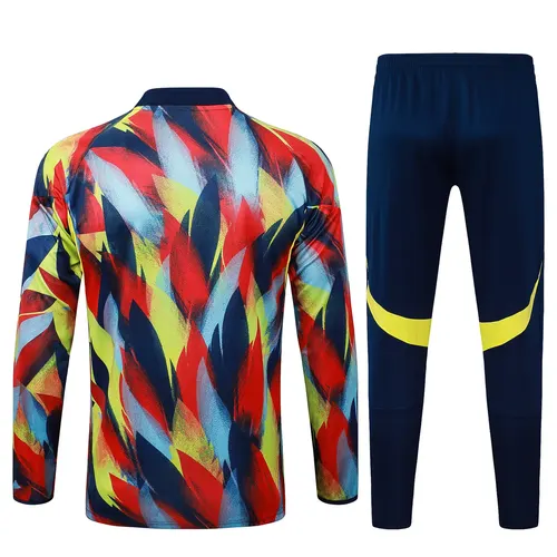 2025/2026 Arsenal Half-Pull Trainingsanzug Farb-Tintenstrahl Fußballtrikot  Set — view 2