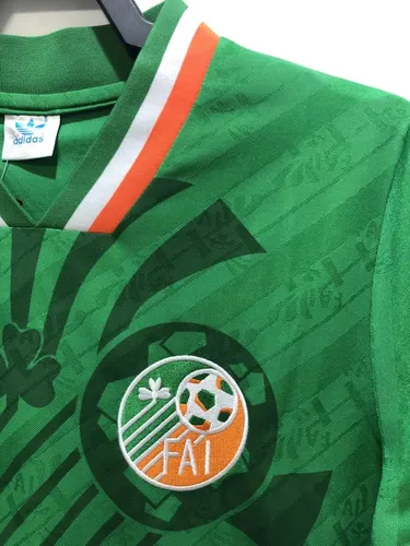 Camisa de Futebol Retro Irlanda Terceira Casa 1994  — view 5