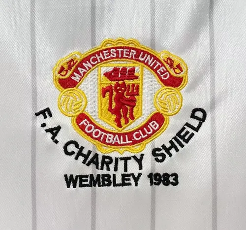 1983/1984 Retro Manchester United Auswärts Fußballtrikot AAA fan-gradät — view 6