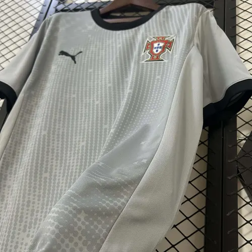 2025 Portugal Maillot Gardien Gris Football AAA qualité fan — view 7