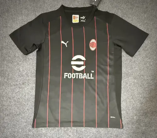 2025/2026 Maillot de football noir édition spéciale AC Milan landaise