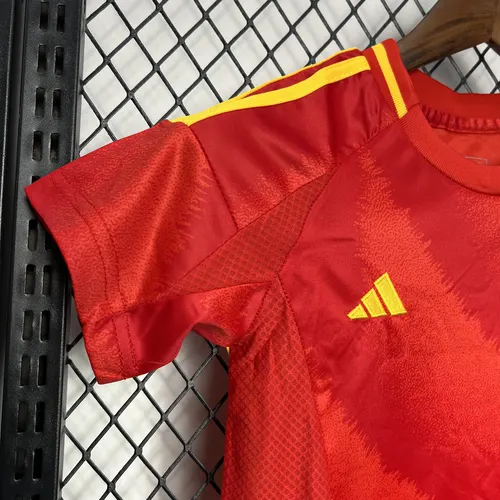 2024 Spanien Heim-Fußballtrikot  Kindergröße — view 3