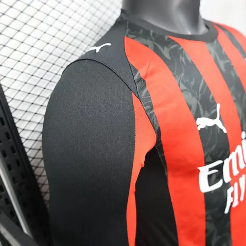 2025/2026 قميص ميلان المنزلي طويل الأكمام نسخة اللاعب جودة تايلاندية — view 6