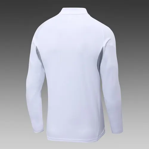 2025 Deutschland Half-Pull Trainingsanzug weißes Trikot-Set — view 4