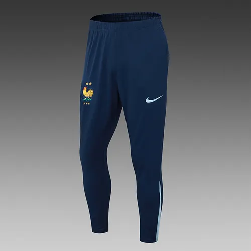 2024-2025 France Tenue d'Entraînement à Demi-Tirage Bleu Ciel Maillot Football Ensemble — view 5