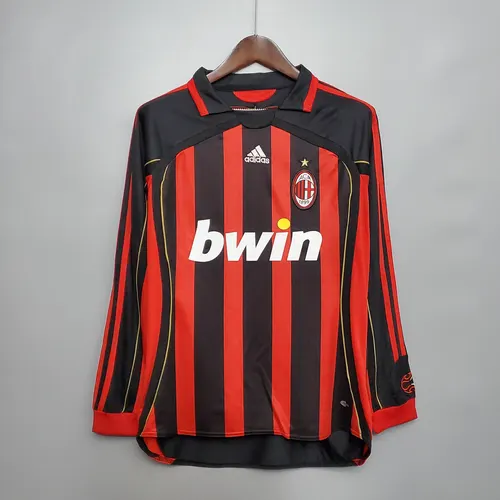 Camiseta Fútbol Retro AC Milan Local Manga Larga 2006/2007  — view 1