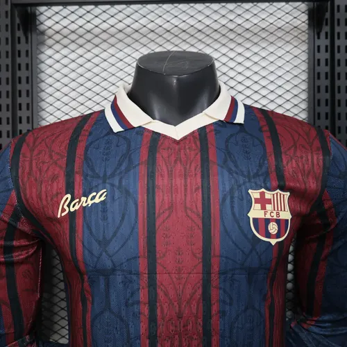 2025/2026 Long Sleeve Barcelona 125th Anniversary Version Football Jersey  — view 3