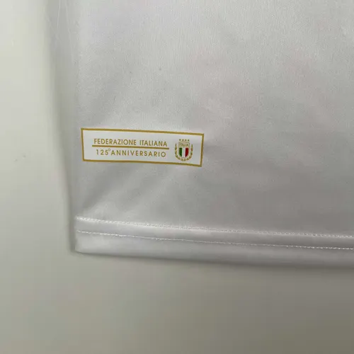 Camisa de Futebol Branca 125º Aniversário Itália 2023 — view 7