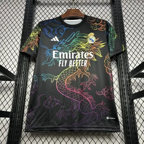 2024/2025 Real Madrid Schwarz Cailong Sonderedition Trikot — view 4