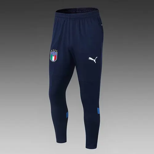 2022 Italien Halb-Reißverschluss Trainingsanzug Blau Fußballtrikot Set — view 6