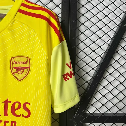 2025/2026 Arsenal Portero Amarilla Camiseta de Fútbol Calidad Thai — view 7