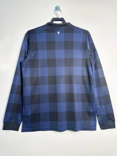 2013/2014 Retro Long Sleeve Manchester United Away Football Shirt  — view 2