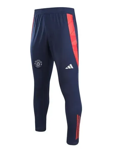 2024/2025 Manchester United Half-Pull Trainingsanzug Rot-Schwarz bedruckt Fußballtrikot  Set — view 5