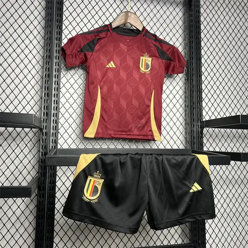 2024-2025 Belgien Nationalmannschaft Heim-Fußballtrikot  Kindergröße