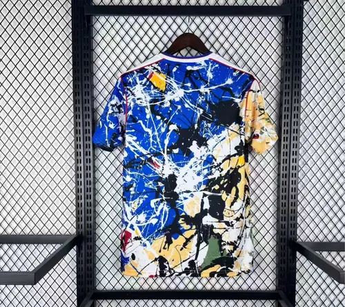 2026/2027 قميص مانشستر يونايتد x Stone Roses لكرة القدم أزرق جودة تايلاندية  — view 2