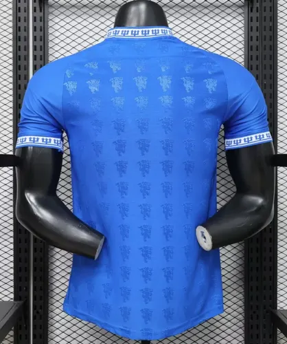 Versão Jogador 2026/2027 Manchester United Special Edition Azul Camisa de Futebol   — view 2