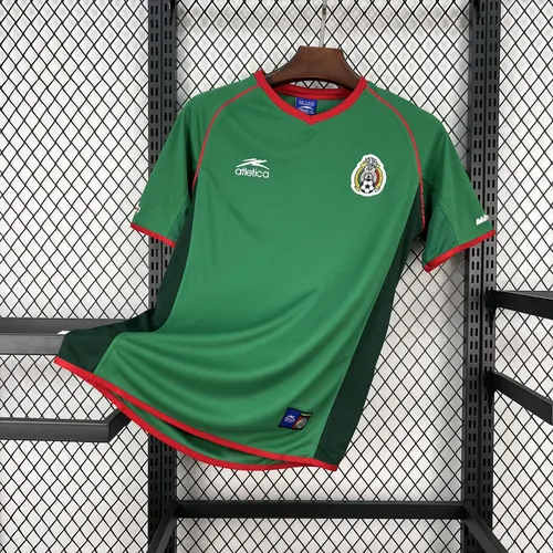 2002 Retro Mexiko National Heimtrikot AAA Fan-Qualität — view 1