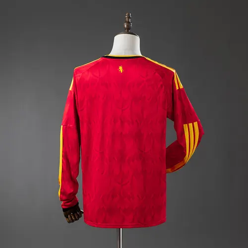 2026 Bélgica Selección Nacional Local Camiseta de Manga Larga AAA Grado Fan — view 2