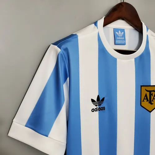 1978 Retrô Camisa da Seleção Argentina Casa — view 7