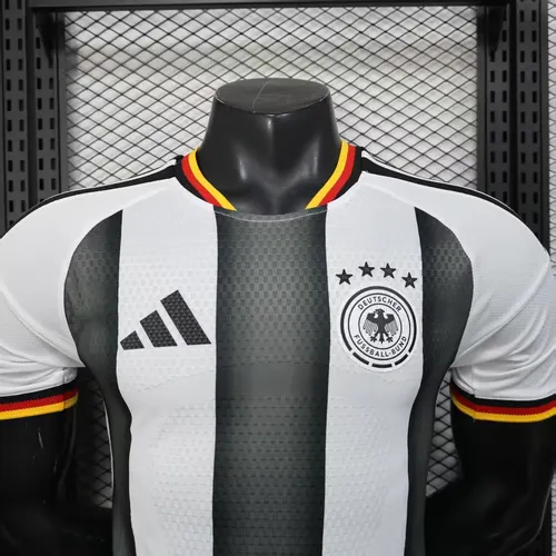 2026 Player Version Germany Black and White Special Edition Football Jersey — view 3