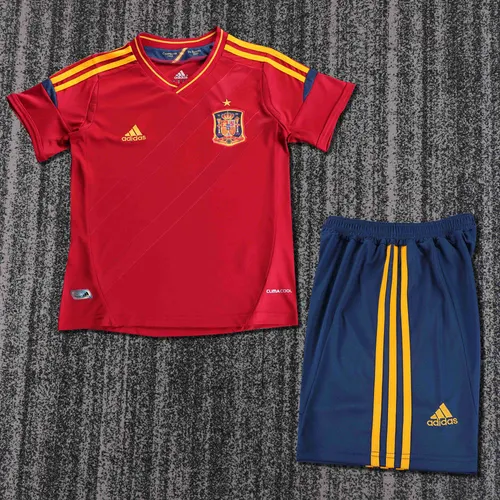 2012 Retro Spanien Heim-Fußballtrikot   Kindergröße — view 1