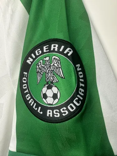 Camiseta de Fútbol Retro Visitante Selección Nacional de Nigeria 1996  — view 6