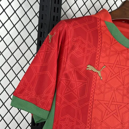 Camiseta de Fútbol Local 2025 de la Selección de Marruecos AAA calidad fan — view 3