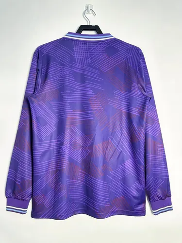 1992/1993 Retro Long Sleeve Fiorentina Home Soccer Jersey  — view 2