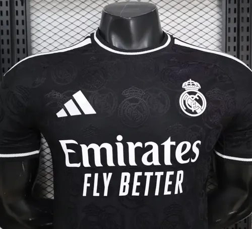 2026/2027 Versión Jugador Real Madrid Edición Especial Negra Camiseta de Fútbol   — view 3