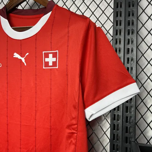 2024-2025 Schweiz Heim-Fußballtrikot  — view 5
