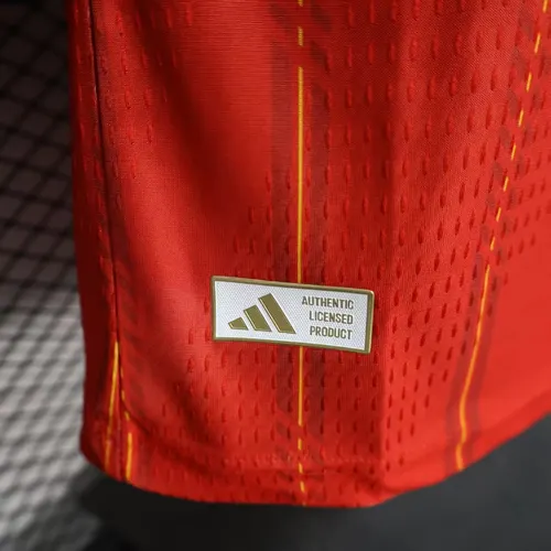 2026 Player Version Spanien Nationalmannschaft Heim Langarm-Fußballtrikot AAA Fan-Qualität — view 9