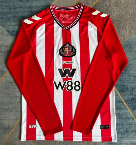 2025/2026 Langarm Sunderland AFC Heim Fußballtrikot AAA fan-gradät — view 1