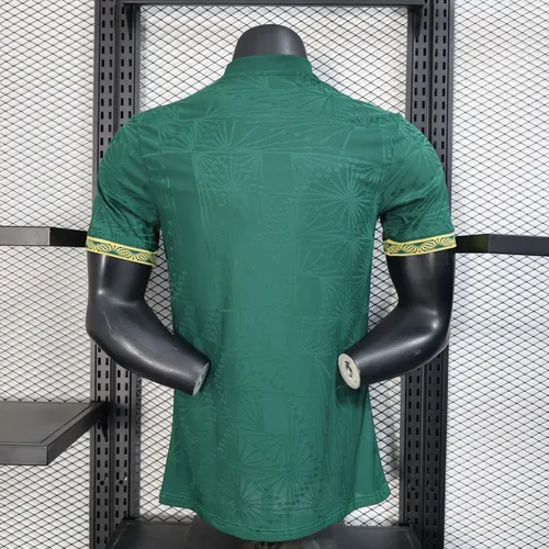 2025 Spielerversion Mexiko National Gold Cup Version Grün Fußballtrikot AAA Fan-Qualität — view 2