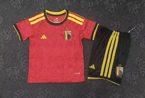 2026 Belgien Nationalmannschaft Heim-Fußballtrikot   Kindergröße