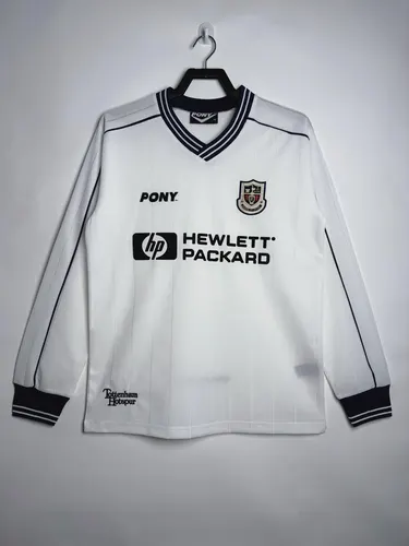 1997-1999 Retro Long Sleeve Tottenham Hotspur Home Football Shirt 